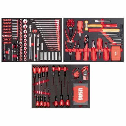 USAG U04950633 - Assortiment MAINTENANCE 3 tiroirs (296 pcs.)