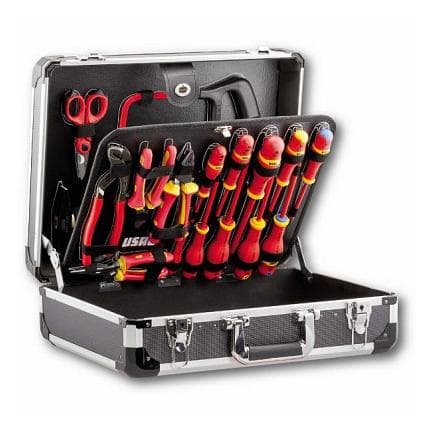 USAG U00020006 - CHARIOT À OUTILS AVEC ASSORTIMENT POUR L'ÉLECTROTECHNIQUE (20 PIÈCES)