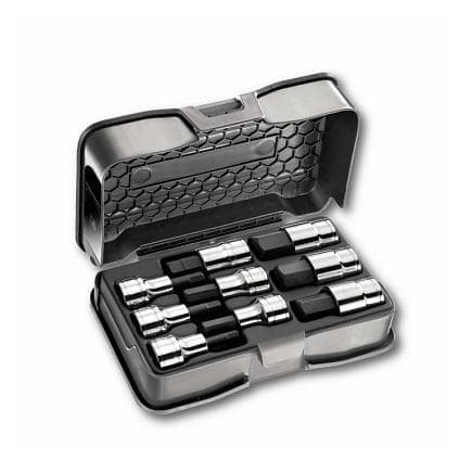 USAG U02342512 - ASSORTIMENT EN COFFRET ABS DE DOUILLES POUR VIS SIX PANS CREUX (9 PIÈCES)
