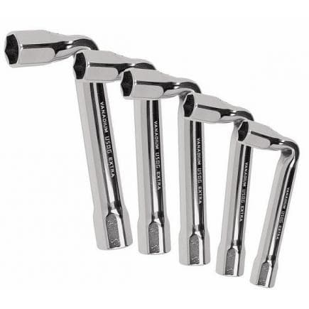USAG U02890280 - JEU DE 5 CLÉS À PIPE DOUBLES LÉGÈRES