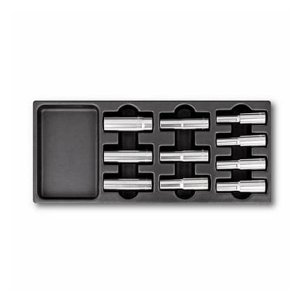 USAG U05190829 - Assortiment de clés à douilles longues 12 pans (10 pièces)