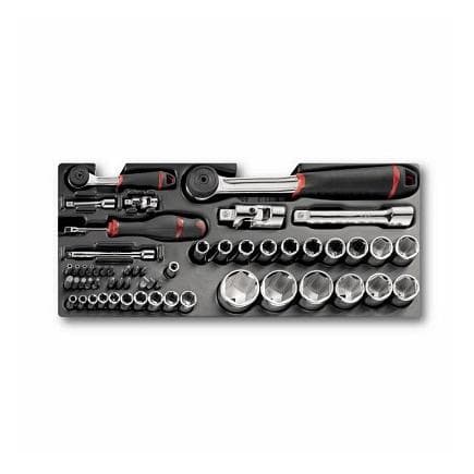 USAG U05190839 - Assortiment de cliquet et douilles (56 pièces)