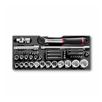 USAG U05190841 - Assortiment de cliquet, douilles et embouts (49 pièces)