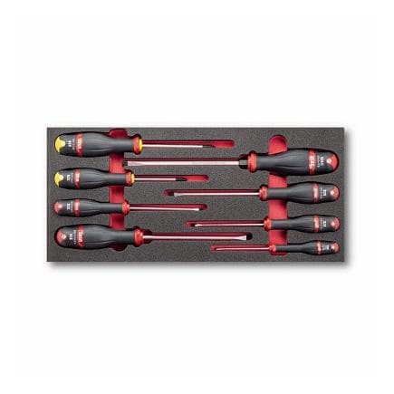 USAG U05190922Q - 519 M 324HV Modulo vuoto assortimento per cacciaviti ad intaglio e croce (8 pz)
