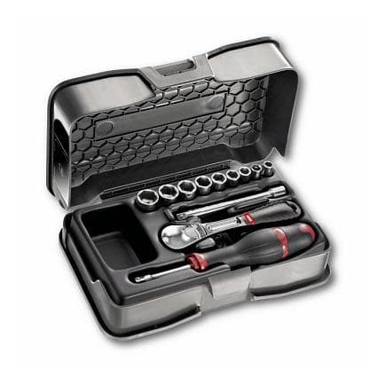 USAG U06050102 - ASSORTIMENT EN COFFRET ABS DE DOUILLES 6 PANS (12 PIÈCES)