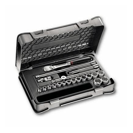 USAG U06050208 - ASSORTIMENT EN COFFRET ABS DE DOUILLES 6 PANS (20 PIÈCES)