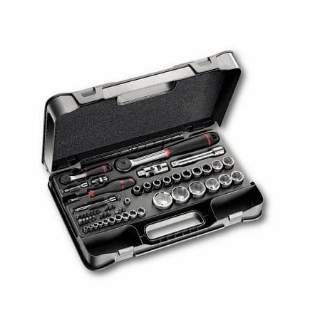 USAG U06070312 - ASSORTIMENT EN COFFRET ABS DE DOUILLES 6 PANS (56 PIÈCES)