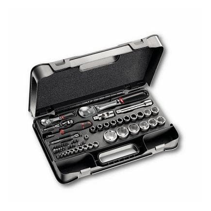 USAG U06070314 - ASSORTIMENT EN COFFRET ABS DE DOUILLES 6 PANS (56 PIÈCES)