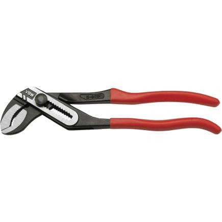 VBW 87186010 - 186 - Clé à tuyau suédoise avec mâchoire en S et bouton S-GRIP®