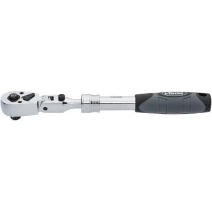 VIGOR V6638N - Cliquet réversible à cardan télescopique 3/8" 350 mm