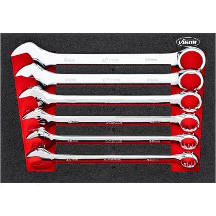 VIGOR V6640 - Jeu de clés mixtes (6 pcs.)