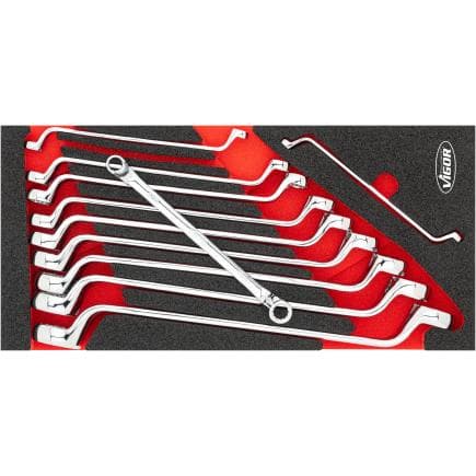 VIGOR V6722N - Jeu de clés polygonales doubles (11 pcs.)