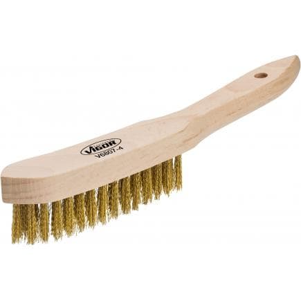VIGOR V6807-4 - Brosse en laiton avec 4 rangées