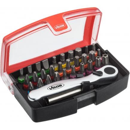 VIGOR V5502 - Jeu d'embouts 1/4" (32 pc.)