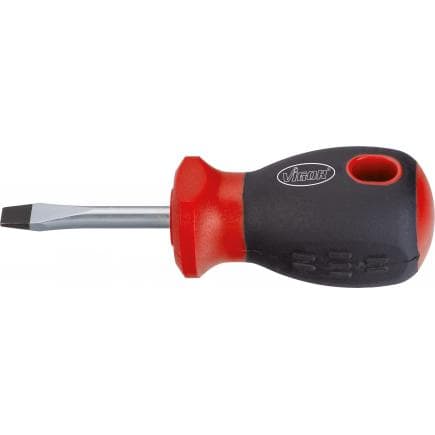 VIGOR V1208 - Tournevis plat, court 1 x 5,5 mm