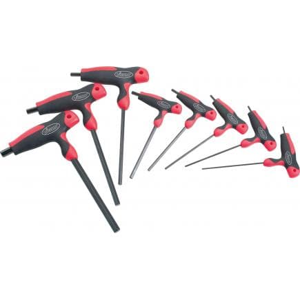 VIGOR V1409 - Jeu de tournevis à manche en T 6 pans (8 pcs)