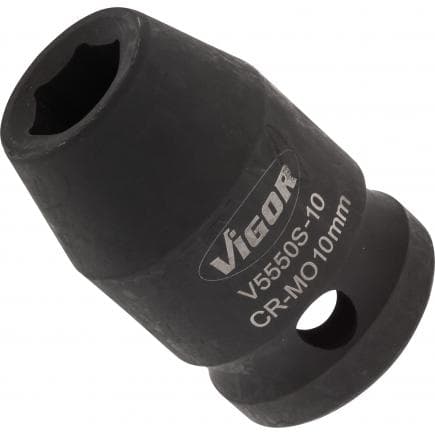 VIGOR V5550S-12 - Douille à chocs, courte 1/2"