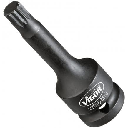 VIGOR V7018-M10 - Douille tournevis à chocs XZN® 1/2"