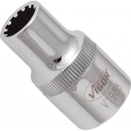 VIGOR V1991 - Douille à profil multiple 1/2"