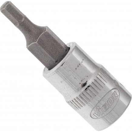 VIGOR V2434N - Douille mâle à 6 pans intérieurs 1/4"