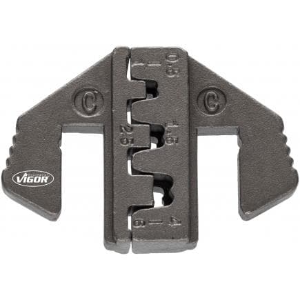 VIGOR V2499-C - Mâchoire C pour les cosses de câbles ouvertes et non isolées