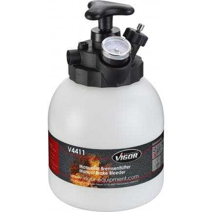 VIGOR V4411 - Jeu de purge d'air de freins, manuelle 3 l (5 pcs.)