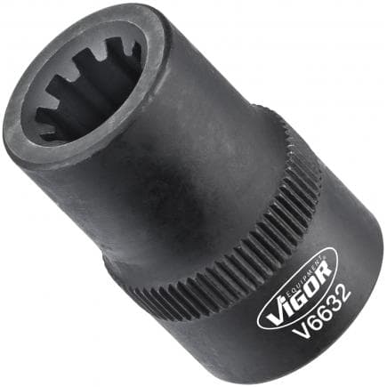 VIGOR V6632 - Douille 3/8", profil rainure 9mm