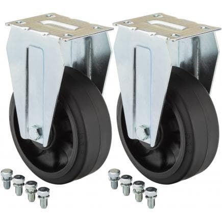 VIGOR V4814-3 - Roulette fixe (paire) pour chariots à outils Série XL / Série XL Spécial et établis