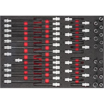 VIGOR V6810 - Jeu de douilles mâles (58 pcs.)