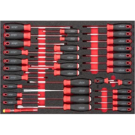VIGOR V6813 - Jeu de tournevis (34 pcs.)