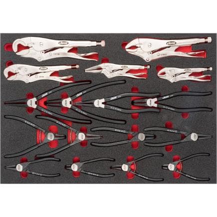 VIGOR V6816 - Jeu de pinces (17 pcs.)