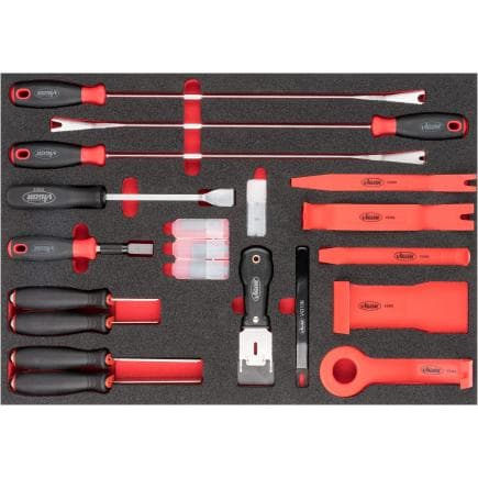 VIGOR V6818 - Jeu de grattoirs et leviers de démontage (41 pcs.)