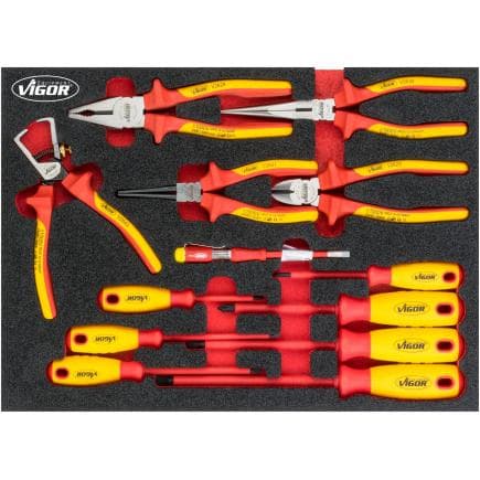 VIGOR V5087 - Jeu d'outils VDE (13 pcs.)