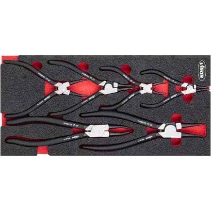VIGOR V4999N - Jeu de pinces (6 pcs)