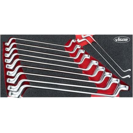 VIGOR V6722 - Jeu de clés polygonales doubles (11 pcs.)