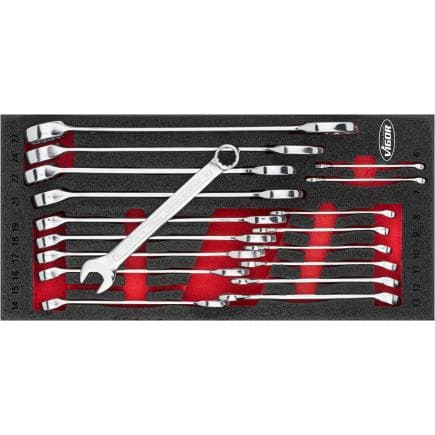 VIGOR V6723 - Jeu de clés mixtes (18 pcs.)