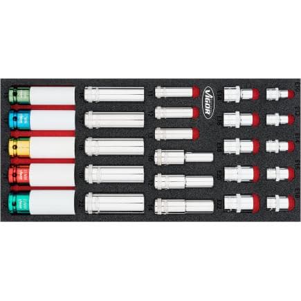 VIGOR V7323 - Jeu de douilles (26 pcs)