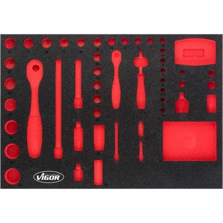 VIGOR V5115-L - Garniture en mousse souple pour V5115 (vide)