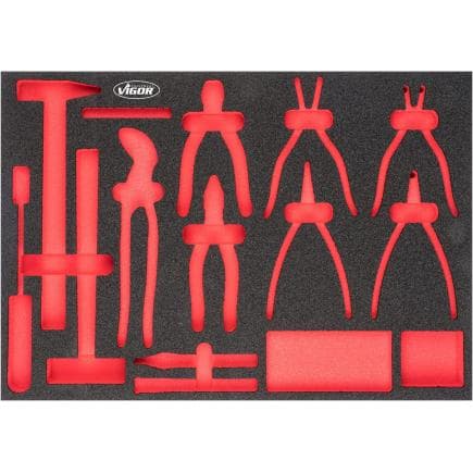 VIGOR V5637-L - Garniture en mousse souple pour V5637 (vide)