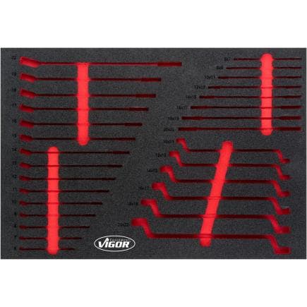 VIGOR V6726-L - Garniture en mousse souple pour V6726 (vide)