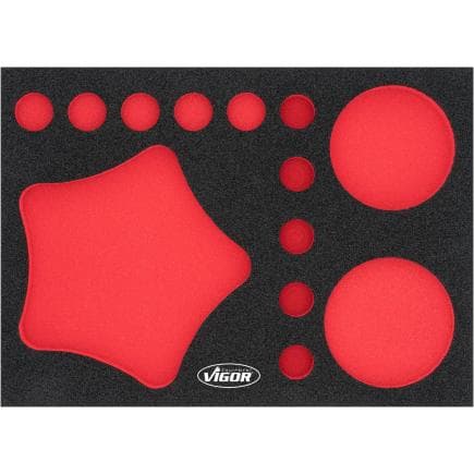 VIGOR V7270-L - Garniture en mousse souple pour V7270 (vide)