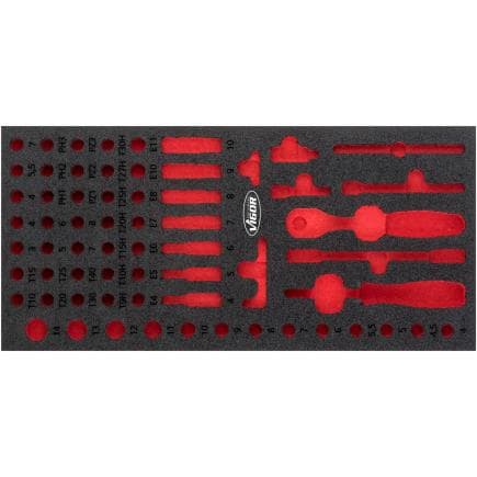 VIGOR V4971-L - Garniture en mousse souple pour V4971 (vide)