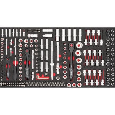VIGOR V4586 - Jeu d'outils à douilles pour la série XL (219 pcs)