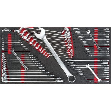 VIGOR V6650 - Jeu de clés pour la série XL (58 pcs.)