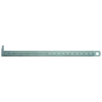 VOGEL 1033010020 - Stainless steel ruler with hook 90°