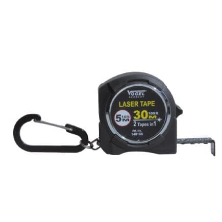 VOGEL 140108 - Pocket measuring tape with laser distance meter