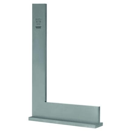 VOGEL 310162 - Precision workshop squares DIN 875/2 carbon steel type with hat