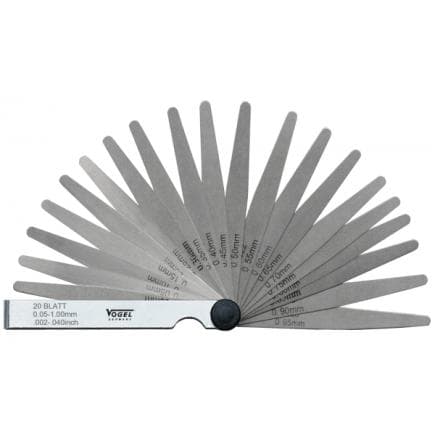 VOGEL 411000 - Feeler gauge sets