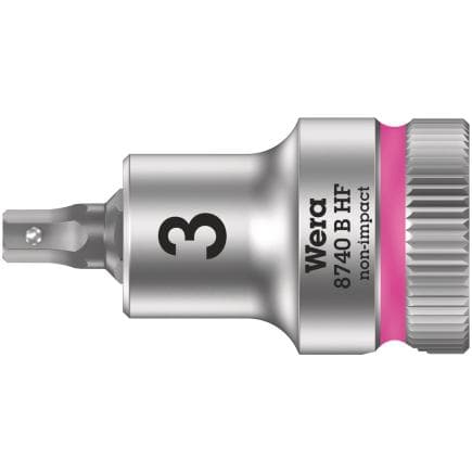WERA 05003087001 - Douille-embout à emmanchement 3/8" avec fonction de retenue
