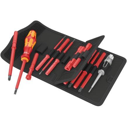 WERA 05003471001 - Jeu de tournevis interchangeables VDE (18 pcs.)